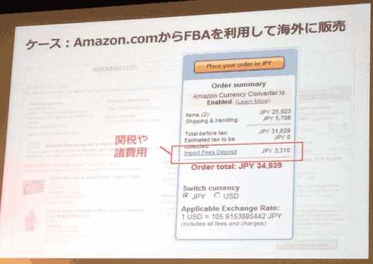 アマゾンドットコムで提供している海外向け販売サービス