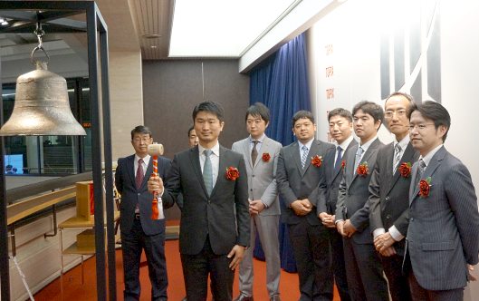 Hamee（ハミィ）の上場セレモニーが開かれる東京証券取引所（東証）⑬