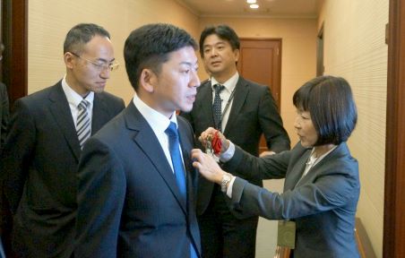Hamee（ハミィ）の上場セレモニーが開かれる東京証券取引所（東証）⑯