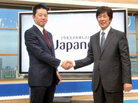 ジャパネットたかたの髙田明前社長と新社長の旭人氏