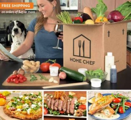 「HOME CHEF」のTOPページ