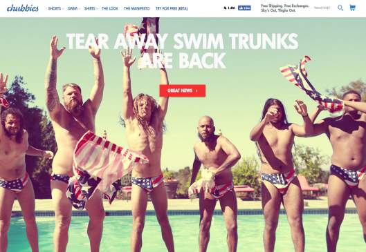 アメリカのカジュアルウェア「チャビーズ」（Chubbies）のソーシャルメディア活用法