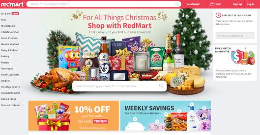 東南アジアで「アマゾンvsアリババ」6.2億人のECマーケット巡る熾烈な戦いが始まる② redmart（レッドマート）のECサイト