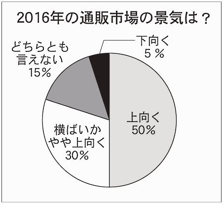 徹底予測2016 通販・EC企業が注視する「今年の景気」「消費マインド」① 2016年の通販市場の景気は?
