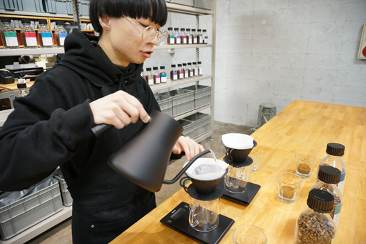 「PostCoffee」バリスタ　五十嵐克弥さん