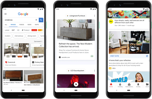 GoogleShopping サンプル画面
