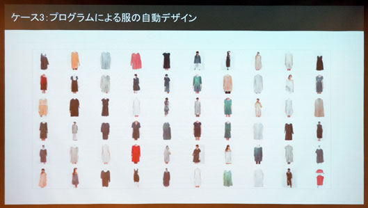 プログラムによる服の自動デザイン