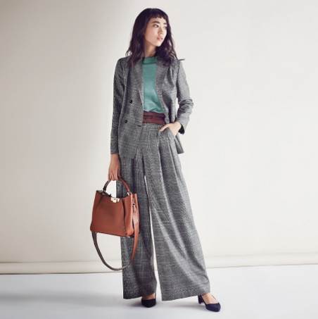 ヤフーの検索急上昇ランキング ファッション部門 グレンチェック柄の洋服が人気