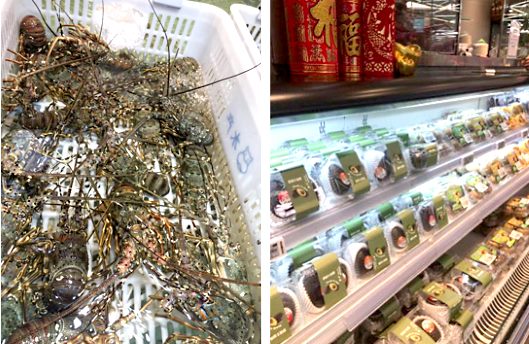 「盒馬鮮生」内で販売されている食材