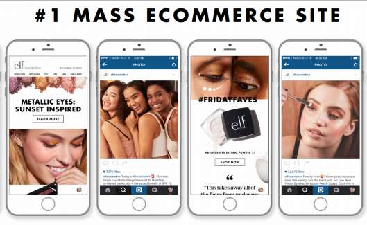 「elf Cosmetics」が注力しているのはInstagram
