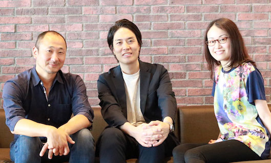 左から生田目知之氏、越智将平氏、北岡恵子氏