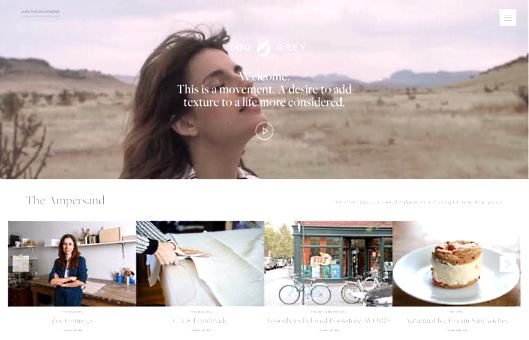 Lou & GreyのECサイト