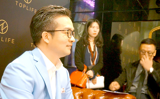 「TOPLIFE」の責任者・胡勝利氏