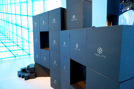 「TOPLIFE」で扱う商品を梱包する専用の箱