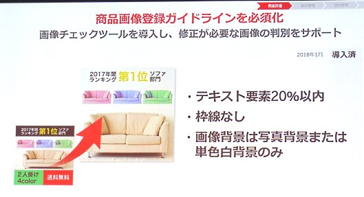 楽天は商品画像登録ガイドラインを必須化