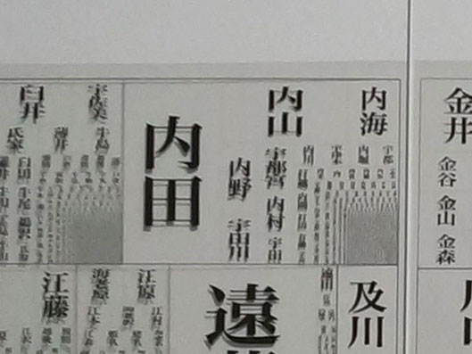 全国名字かずくらべ 拡大