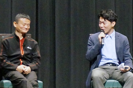ジャック・マー氏と今林氏