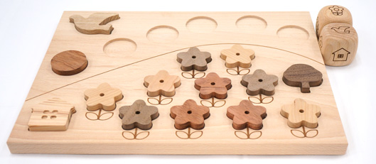 初めての仲良しデビュー 木製パズルゲーム