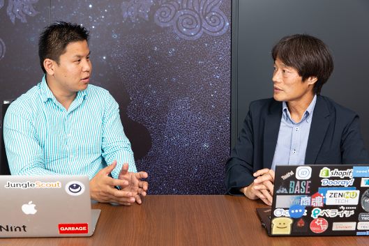 ECモール店も「データドリブンな運営を」と話す西尾氏と齋藤氏