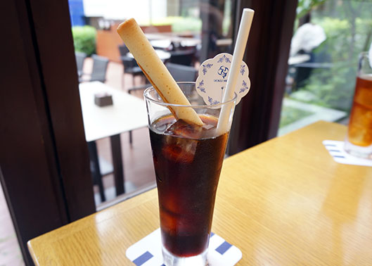 「シガール・ストロー」アイスコーヒー