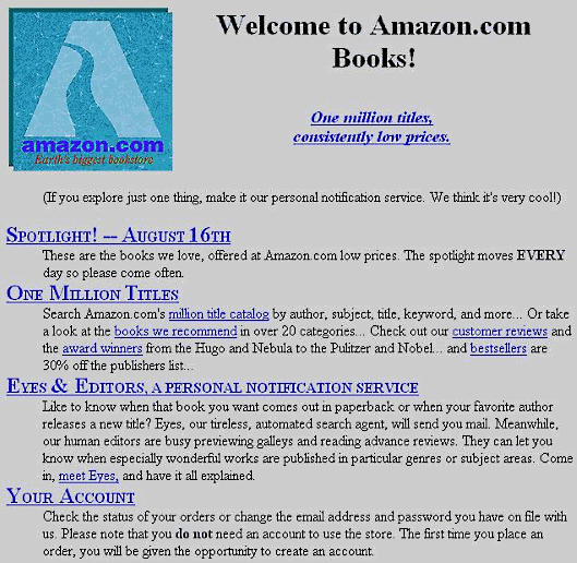 Amazonは書籍の販売からスタート