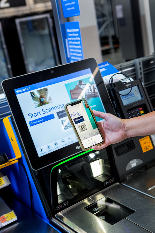 Walmartが公開した改装後の店内の購入体験イメージ