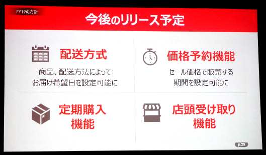 今後のリリース予定について