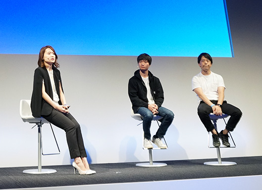 クライアントソリューションマネージャー リード　丸山祐子氏、BASE 執行役員 プロダクトマネージャー 神宮司誠仁氏、楽天 ヴァイスシニアマネージャー ブランド＆マーケティング戦略部 デジタルマーケティング戦略課 水谷公輔氏
