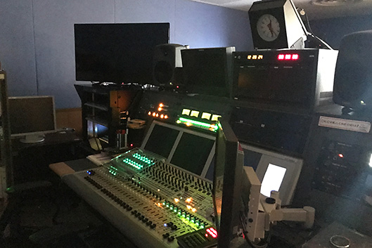 音声兼タイムキーパーさんの席
