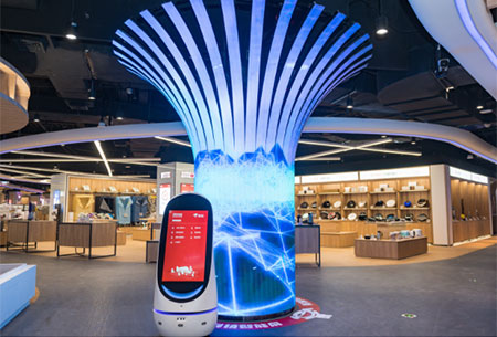 トランスコスモスチャイナ 5G JD E-SPACE 京東電器超級体験店 JD.com 京東 店舗内部の様子