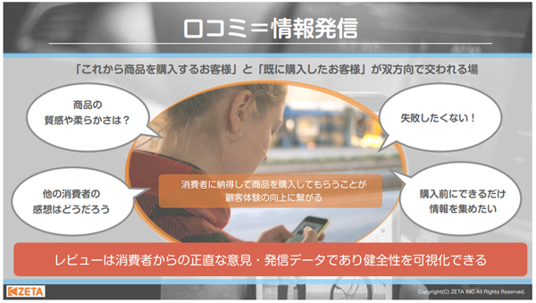 口コミ＝情報発信