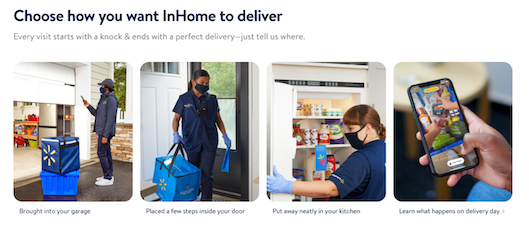 Walmartのインホーム・デリバリーサービス