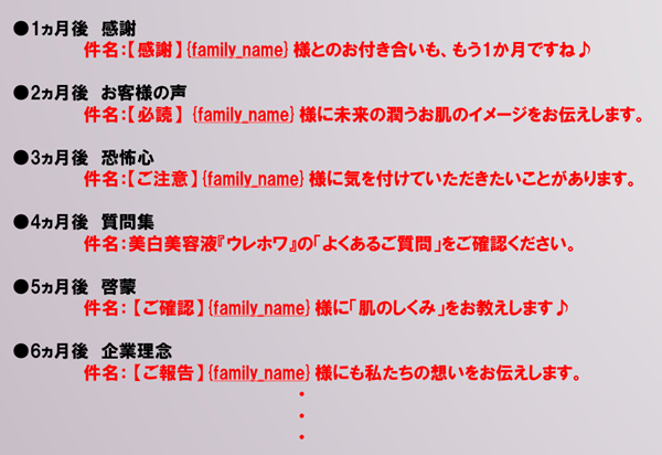 フォローメールの例