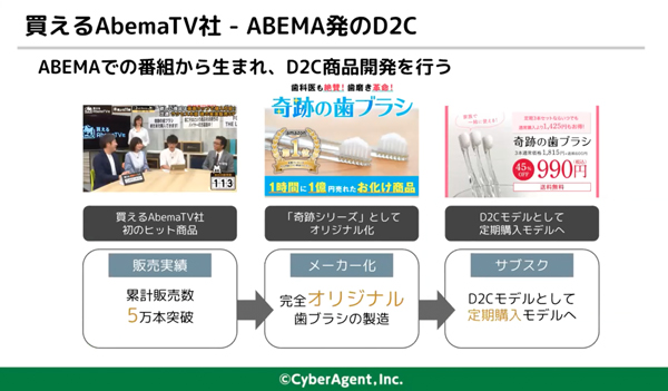 買えるAbemaTV社とは