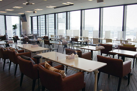 アスクル ASKUL オフィスリニューアル カフェテリア パートナー企業にも配慮した施設