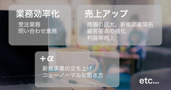BtoB業務のEC化で期待される効果