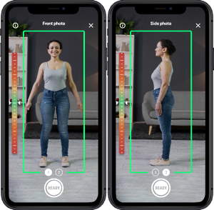 3DLooKのサイズ計測アプリを利用して、商品のフィット感を伝える1822 Denim