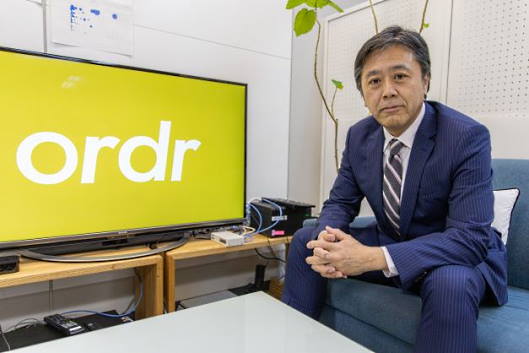 「order」を提供するPTP 有吉昌康社長