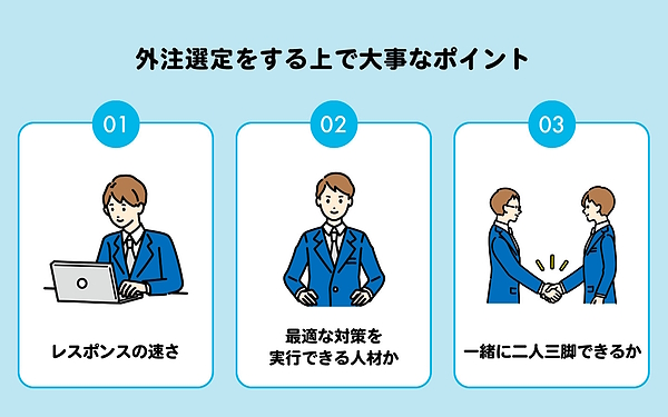 EC人材を外注する上で大事なポイント3点