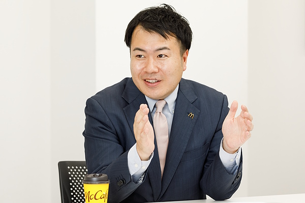 日本マクドナルドのデリバリー推進室上席部長　水品壮二郎氏