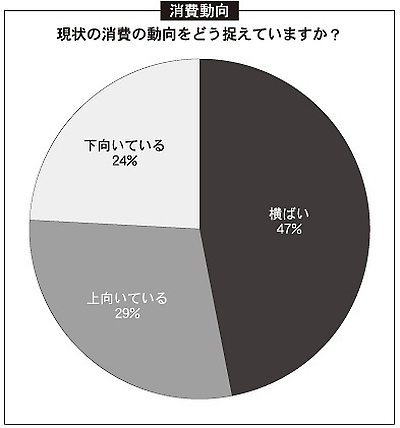 2023年下期の消費動向に関する各社の予測