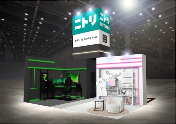 大型ゲームイベント「東京ゲームショウ2023」に出展した際の展示