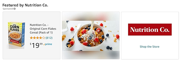 ショッパブルカルーセル広告の掲載イメージ（画像は「Amazon Ads」サービスサイトから編集部がキャプチャ）