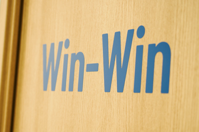 Ｗ２の社名の由来「Win-Win」