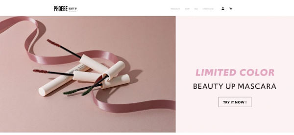 フューチャーショップ 化粧品・コスメEC 成功事例 PHOEBE BEAUTY UP