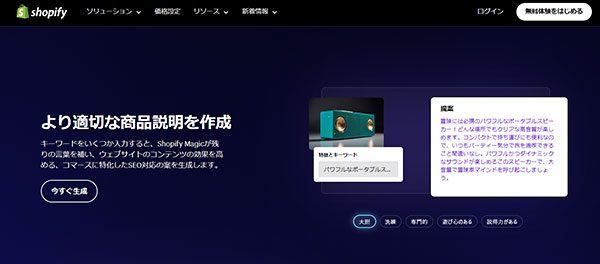 運営堂 森野さん 10年間の連載振り返り Shipify AI活用 Shopify Magic 商品説明文の作成や画像編集が行える