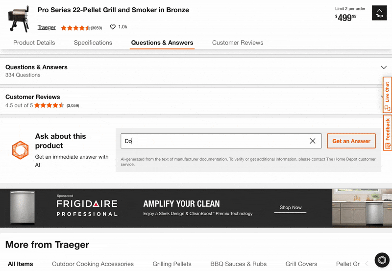 ユーザーの作業に必要な材料の計算なども行う生成AIアシスタント「Magic Apron」（Home Depotのコーポレートサイトから追加）