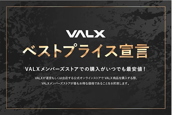 2024年6月に発表した「VALXベストプライス宣言」