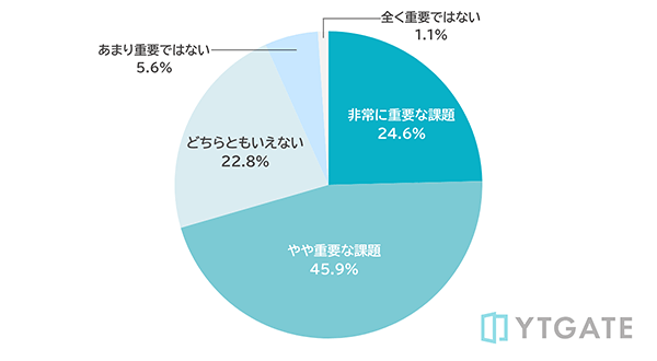 YTGATE クレジットカード決済における決済承認率について 自社にとって重要な課題かどうか
