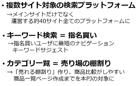 ビジネスサーチテクノロジーが行った3つの提案